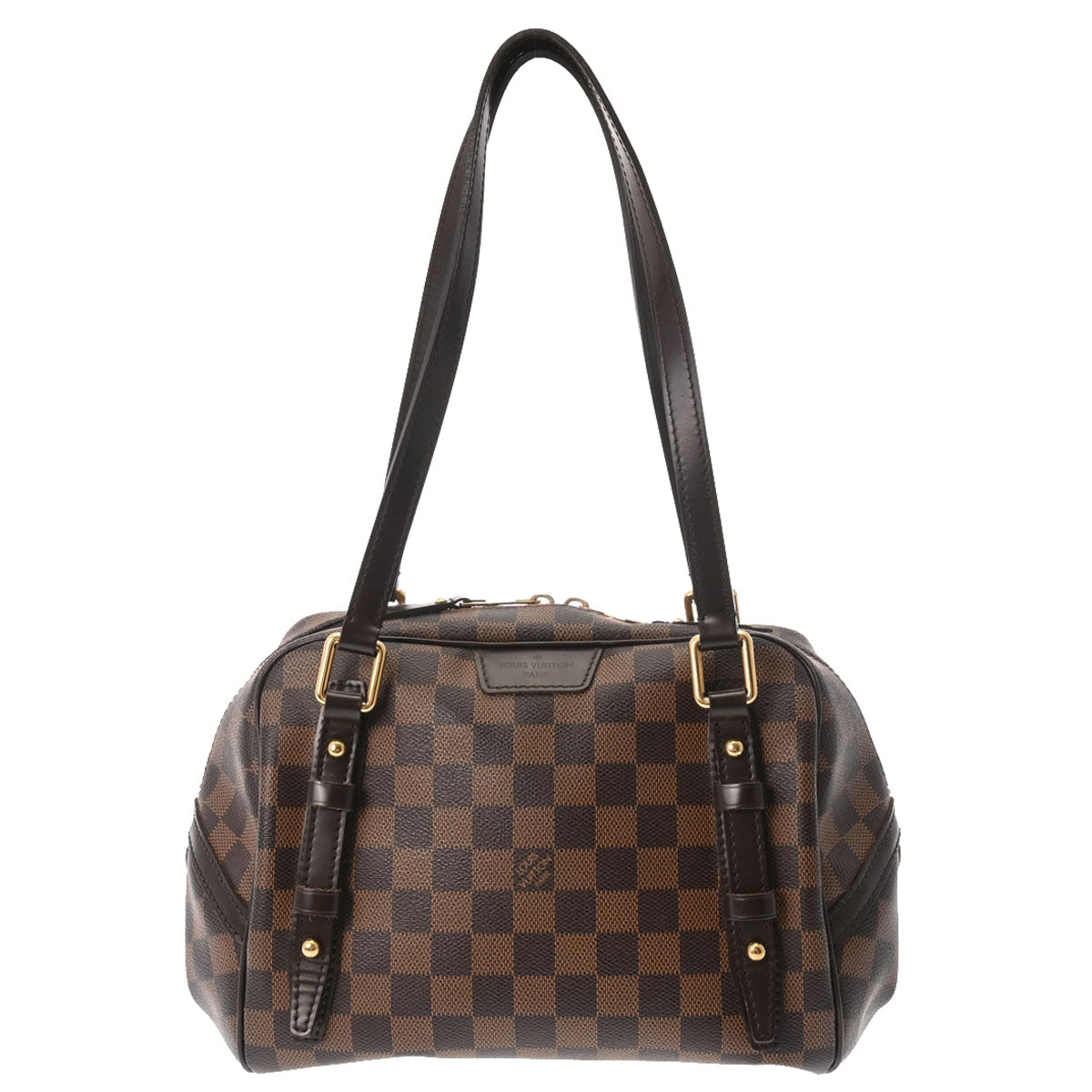 LOUIS VUITTON ルイヴィトン ダミエ リヴィントンPM ブラウン N41157 レディース ダミエキャンバス ハンドバッグ Bランク 中古 