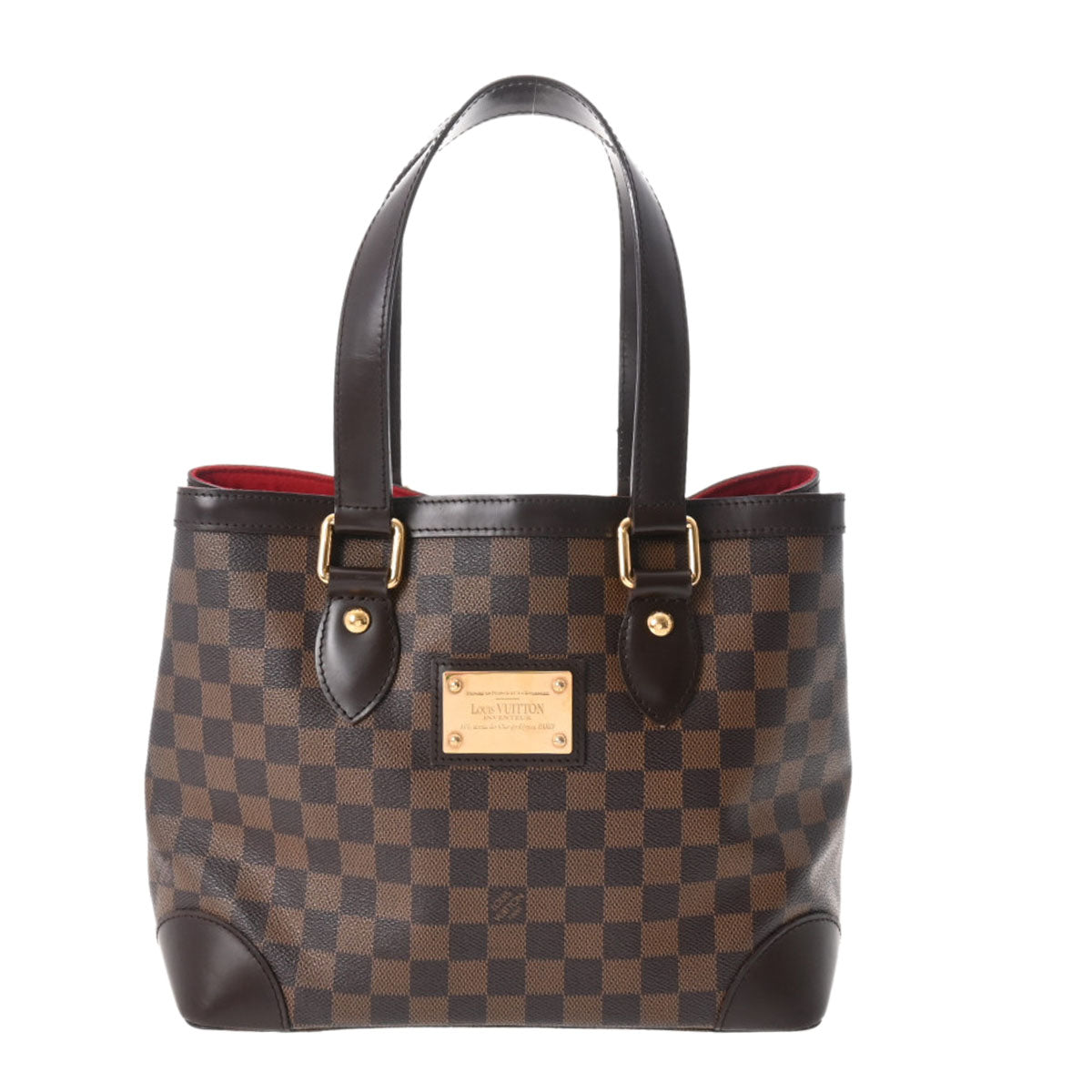 LOUIS VUITTON ルイヴィトン ダミエ ハムステッドPM ブラウン N51205 レディース ダミエキャンバス ハンドバッグ ABランク 中古 