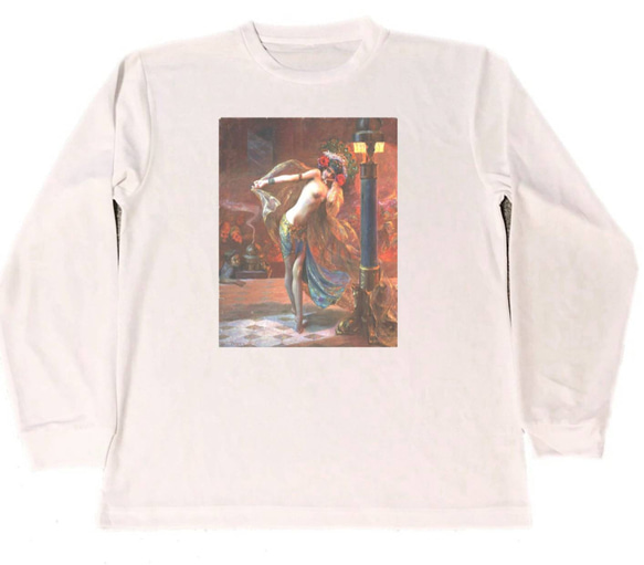 ガストン・ビュシエール　ドライ　Tシャツ　名画　絵画　アート　グッズ　Gaston Bussiere 7つのヴェールの踊