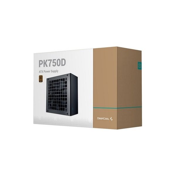 Deepcool ＰＫ７５０Ｄ　／　８０ＰＬＵＳ　Ｂｒｏｎｚｅ認証　直付け式７５０Ｗ電源 R-PK750D-FA0B-JP 1台（直送品）