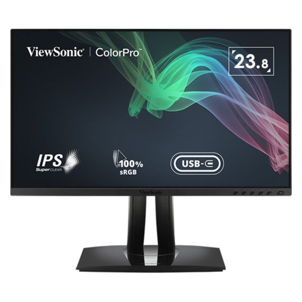 ビューソニック 23.8インチワイド液晶ディスプレイ Full HD IPSパネル(1920x1080/ブラック) VP2456（直送品）