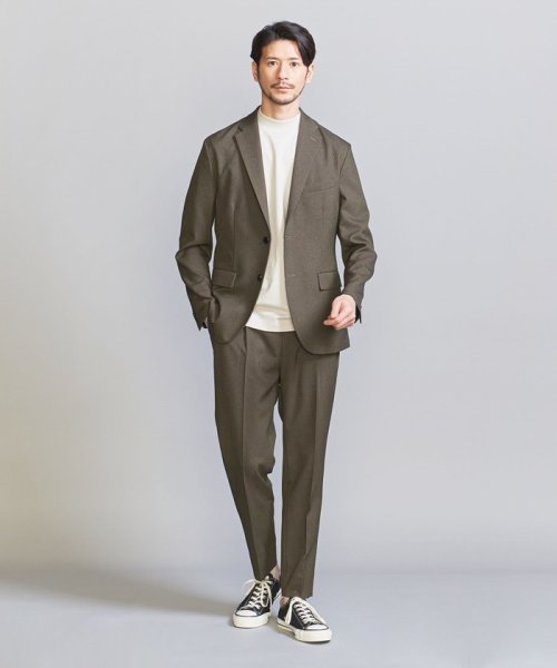 【WEB限定 WARDROBE SMART】LANATEC セットアップ/背抜きジャケット＆イージーパンツ