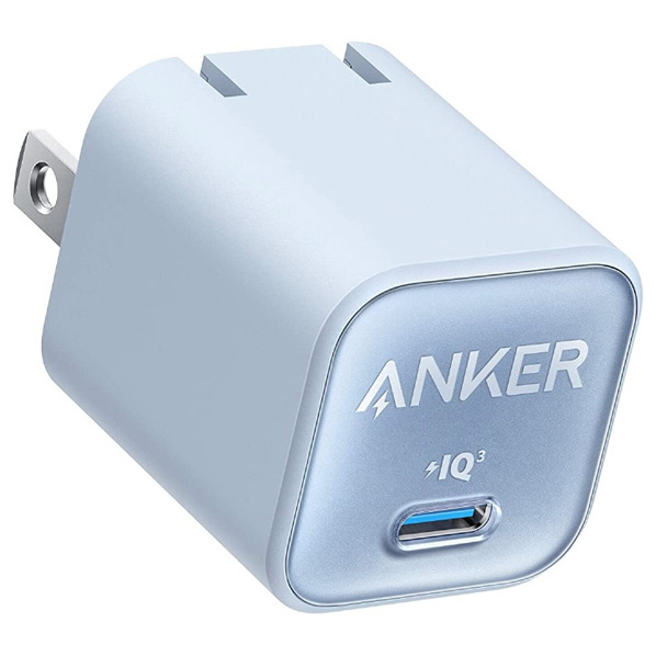 Anker 511 Charger(Nano 3, 30W) ブルー A2147N31