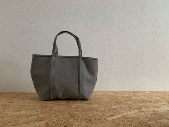 帆布　おでかけTOTE (S)  グレー