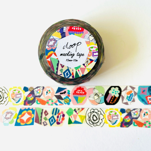 doop masking tape はれのひ 15mm×10M