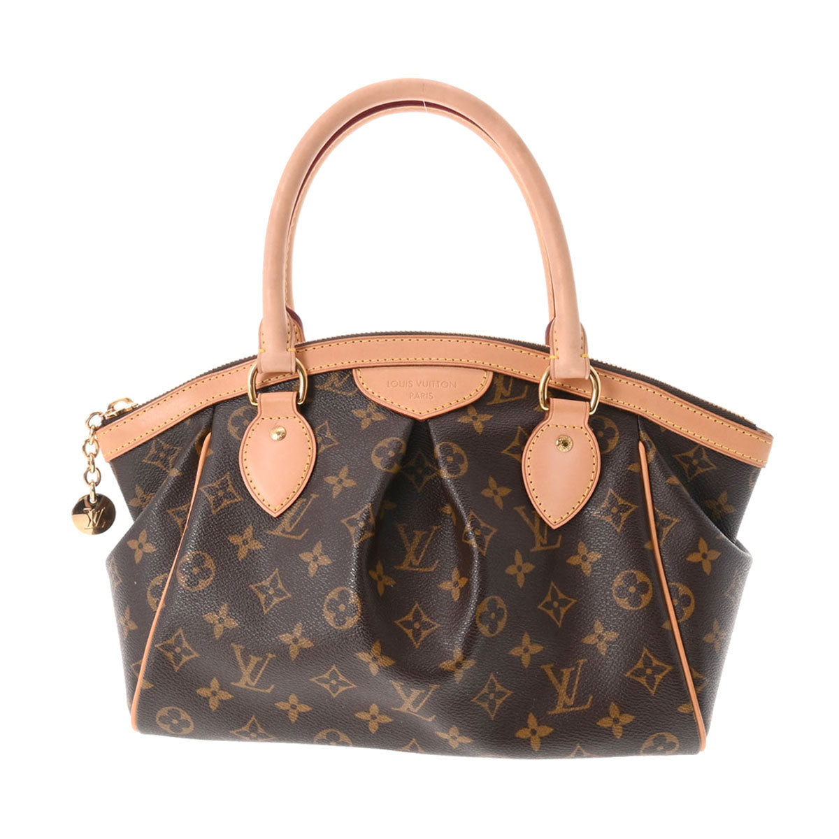 LOUIS VUITTON ルイヴィトン モノグラム ティヴォリ PM ブラウン M40143 レディース モノグラムキャンバス ハンドバッグ Aランク 中古 