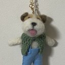 羊毛フェルト犬＊ワイヤーフォックステリア＊ハンドメイド