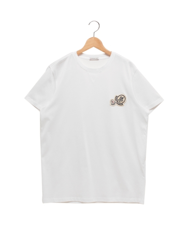 モンクレール/モンクレール Tシャツ カットソー ホワイト メンズ MONCLER 8C00058･･･