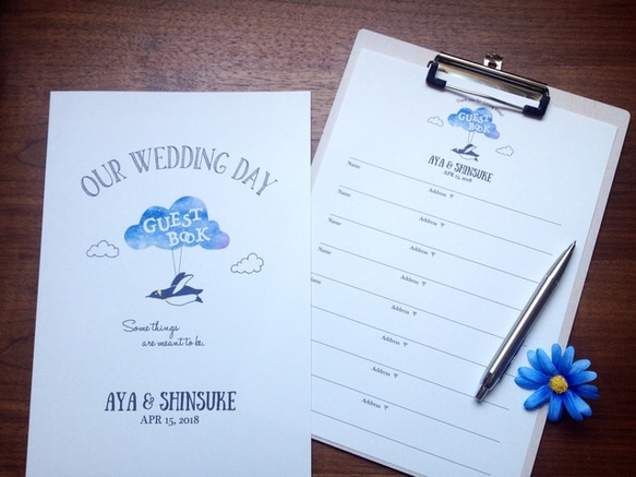 SJ001 / Adorer【アドレ】＊サンプル＊結婚式席次表 その他オーダーメイド