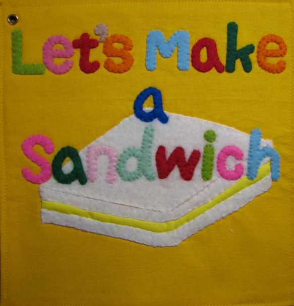 布絵本「Lets Make a Sandwich」