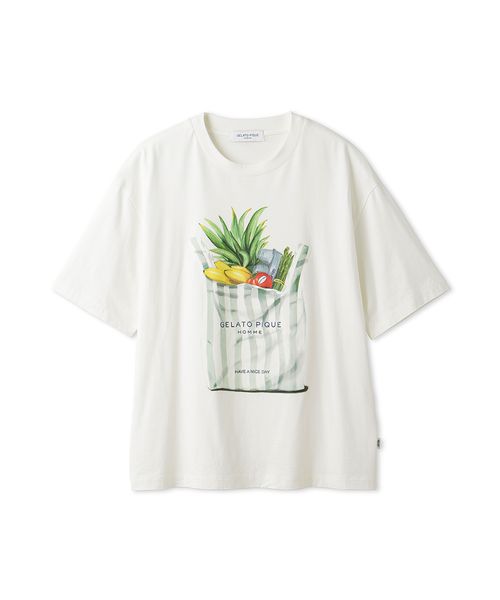 GELATO PIQUE HOMME/【HOMME】マーケットモチーフTシャツ