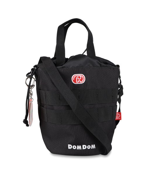 ドムドム DOMDOM ショルダーバッグ メンズ レディース 斜めがけ 小さめ MINI SHOULDER BAG ブラック 黒 DM003