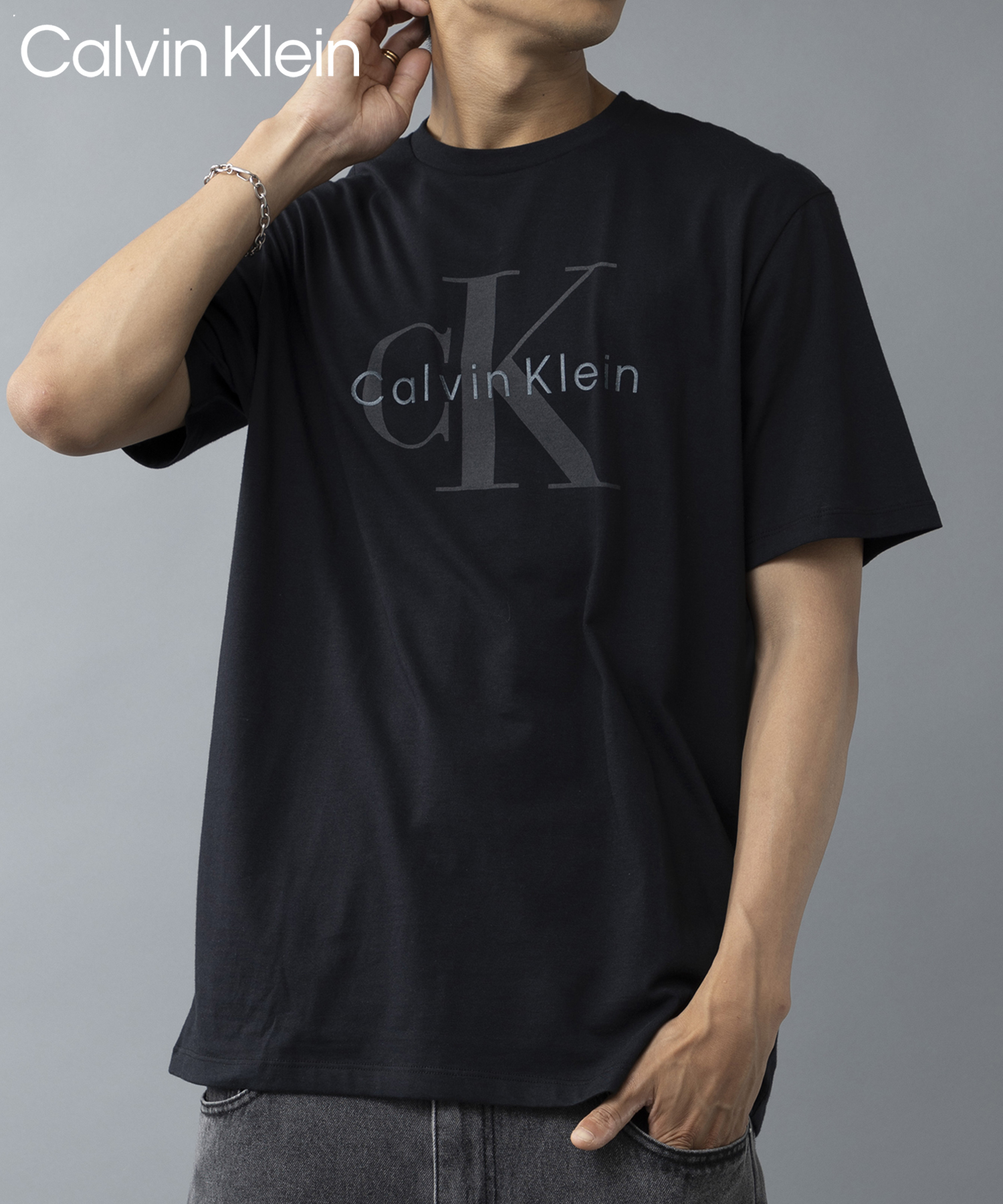 カルバンクライン/【Calvin Klein / カルバンクライン】フロントロゴ プリント Tシャ･･･