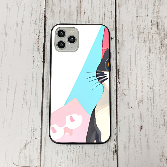 iphoneケース3-3-18 iphone 強化ガラス ねこ・猫・ネコ 箱2 かわいい アイフォン iface