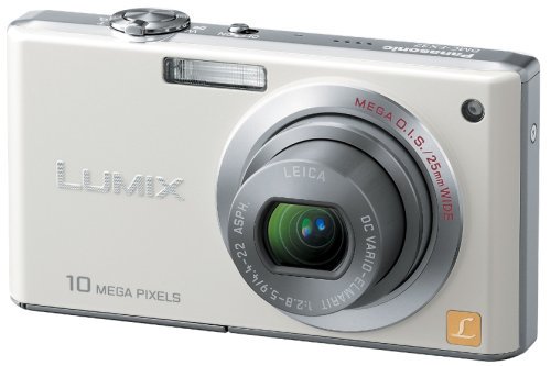 Panasonic デジタルカメラ LUMIX (ルミックス) FX37 シェルホワイト DMC-FX37-W【中古品】