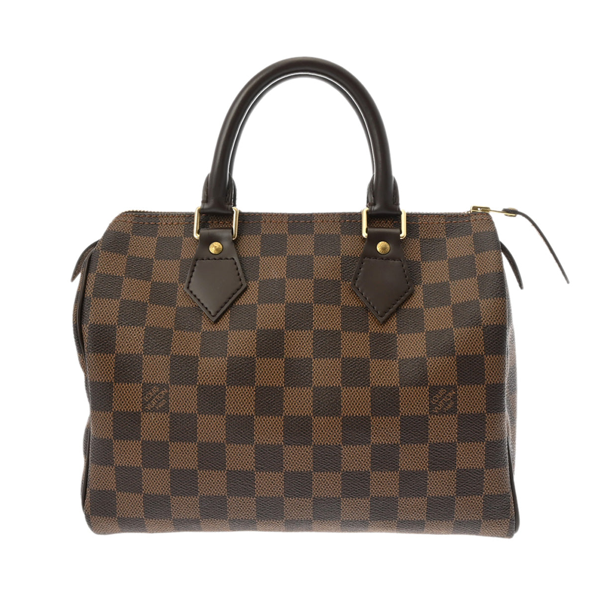 LOUIS VUITTON ルイヴィトン ダミエ スピーディ25 ブラウン N41532 レディース ダミエキャンバス ハンドバッグ Aランク 中古 