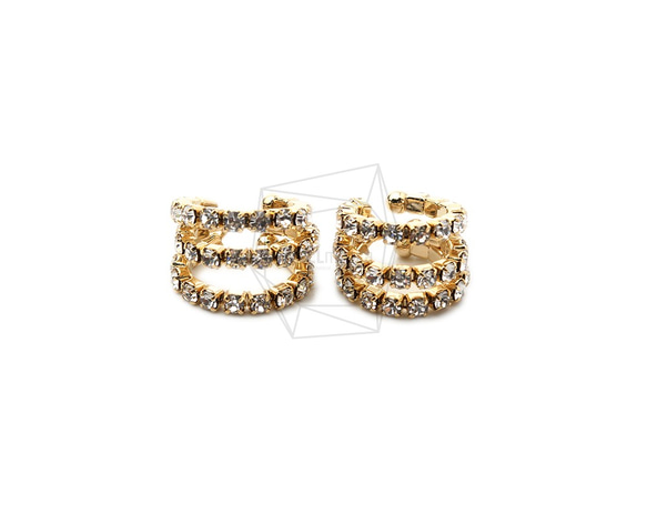 ERG-1426-G【2個入り】ラウンドイヤーカフ/Round Earcuffs Earrings