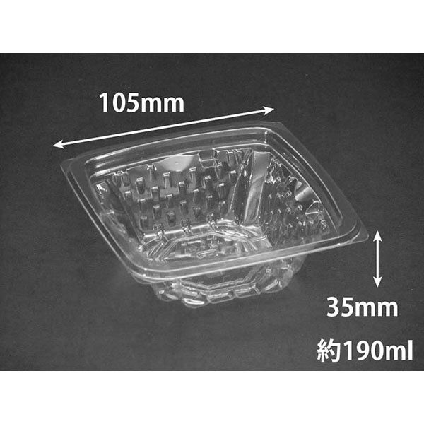 透明サラダ容器 バイオ ツブ リスパック