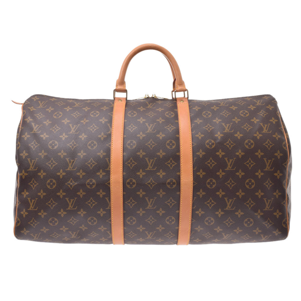 LOUIS VUITTON ルイヴィトン モノグラム キーポル55 ブラウン M41424 ユニセックス モノグラムキャンバス ボストンバッグ Bランク 中古 