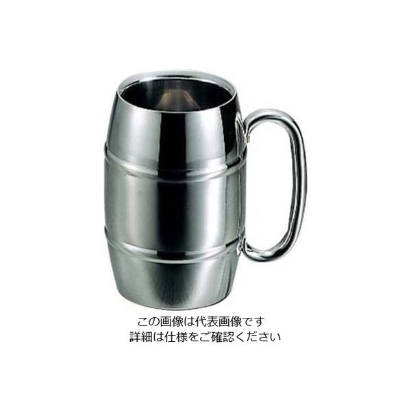 江部松商事（EBEMATSU） 18-8 タル型ジョッキー（二重構造）23oz 1個 61-6799-21（直送品）