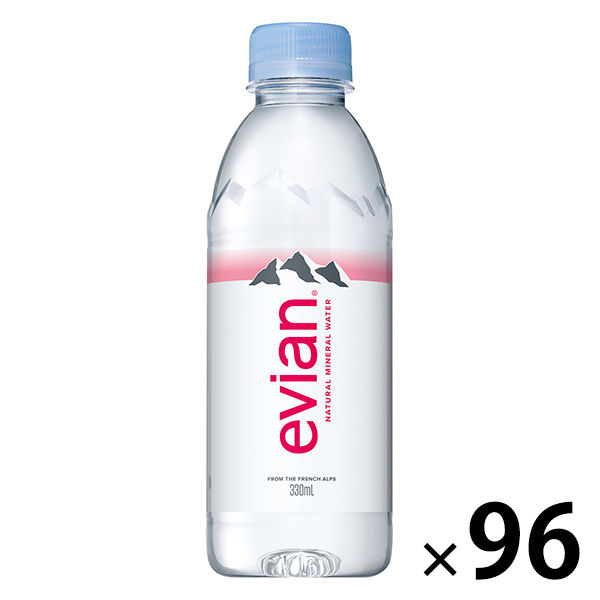 evian(エビアン) 伊藤園 330ml 1セット（96本）【正規輸入品】【硬水】【ミネラルウォーター】