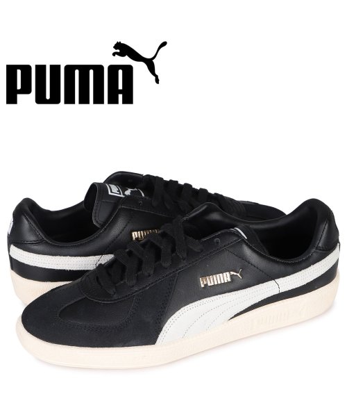 PUMA プーマ スニーカー アーミートレーナー メンズ ARMY TRAINER ブラック 黒 386607－02