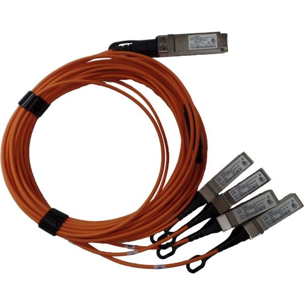 HP（ヒューレット・パッカード） ４０ＧｂＥ　ＱＳＦＰ＋　ｔｏ　４ｘ１０ＧｂＥ　ＳＦＰ＋　５ｍ　ＡＯＣ　ブレークアウトケーブル（直送品）