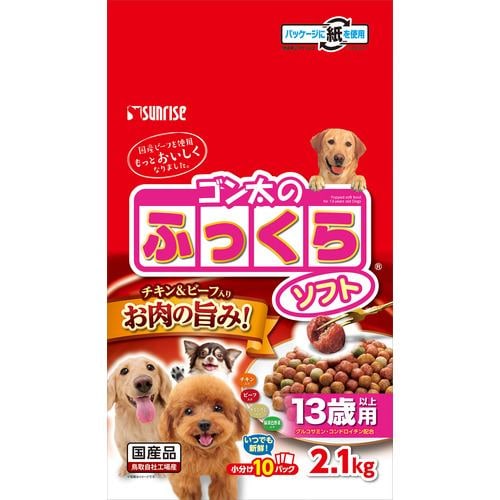 マルカン(サンライズ) ゴン太のふっくらソフト 13歳以上用 2.1kg