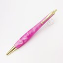 宝石のようなアクリルPen ShapePen ノック式ボールペン /ピンク TAB2011 送料無料