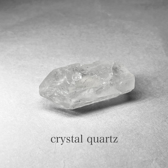 brazil crystal quartz：quartz in quartz / ブラジル産水晶原石5：貫入水晶