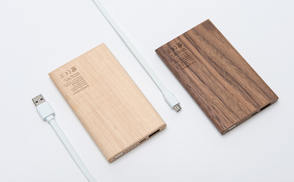 belaDESIGN ベラデザイン　文具・筆記用品　Wood Mobile Power（10000mAh）