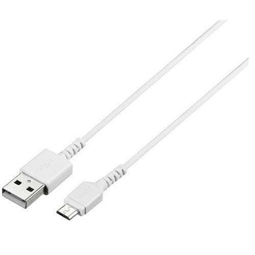 バッファロー BSMPCMB130WH USB2.0ケーブル（Type-A to microB） ホワイト3m