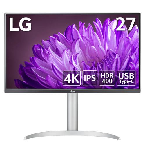 【4K】LGエレクトロニクス 27BP85UN-W 27型 HDR対応 4Kモニター IPSアンチグレア 27BP85UNW