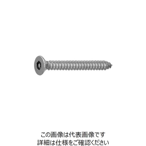 D7.8 TRF/いたずら防止用ねじ ステンレス ピン六角穴付 皿タッピンねじ（4種AB形） 3.5X10（直送品）