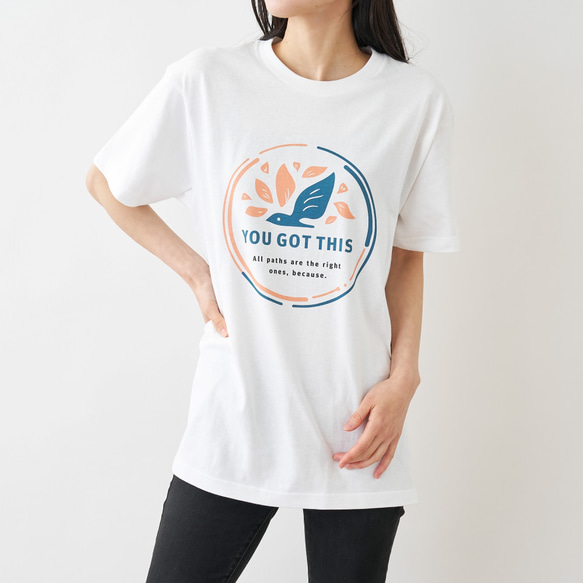 「You Got This」君ならできる！ Tシャツ ホワイト