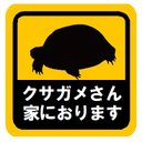 クサガメさん家におります カー マグネットステッカー