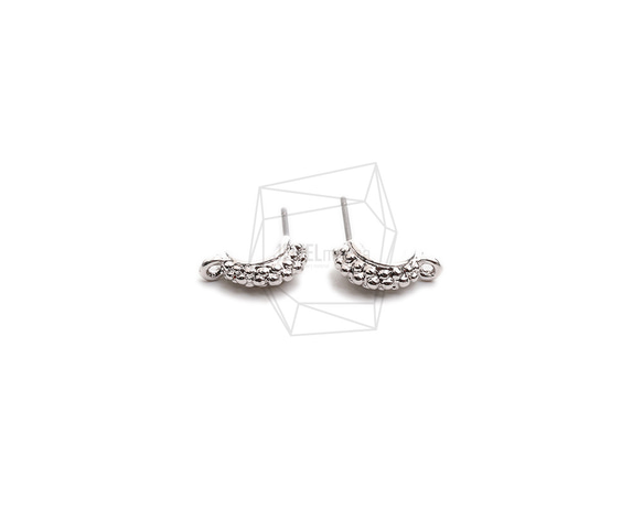 ERG-2276-R【2個入り】Cシェイプピアス,C shape Post  Earring/7mm X 12.3mm