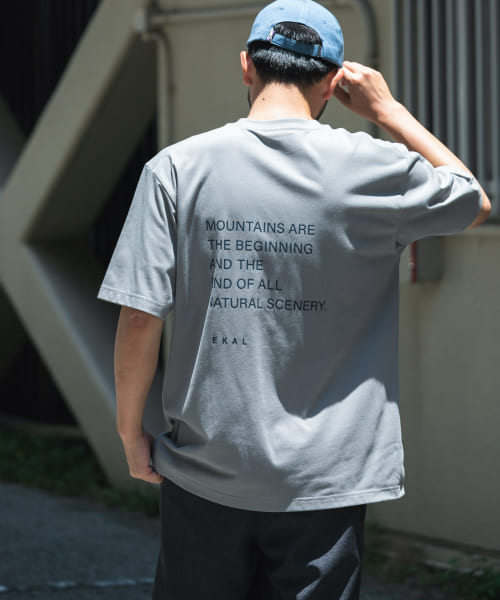 EKAL/『UR TECH ひやサラクール』SOLITUDE BACK T－SHIRTS