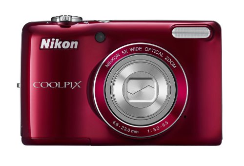 Nikon デジタルカメラ COOLPIX (クールピクス) L26 レッド L26RD【中古品】