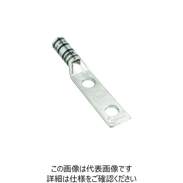 銅製圧縮端子 2穴 電線サイズ AWG2/0 取付穴サイズ LCC2/0