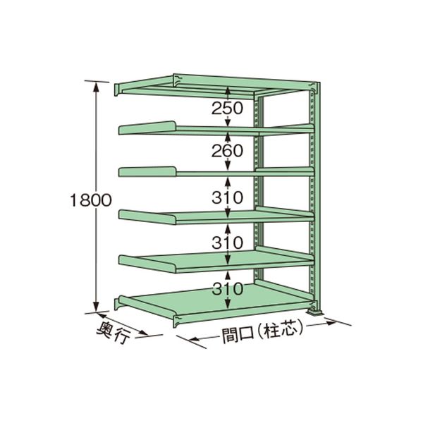 扶桑金属工業 中量ラック ML1812L