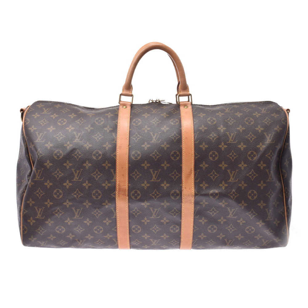 LOUIS VUITTON ルイヴィトン モノグラム キーポルバンドリエール55 ブラウン M41414 ユニセックス モノグラムキャンバス ボストンバッグ Bランク 中古 