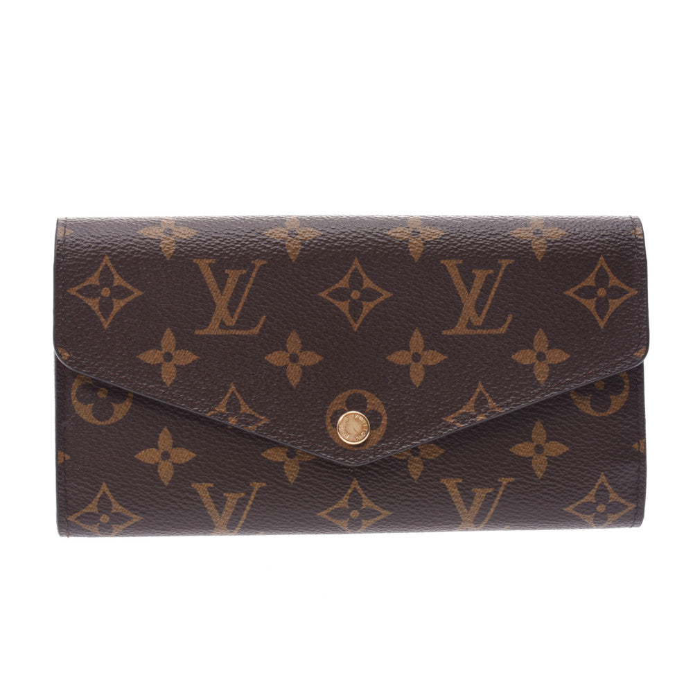 LOUIS VUITTON ルイヴィトン モノグラム ポルトフォイユ サラ コクリコ M62236 ユニセックス モノグラムキャンバス 長財布 ABランク 中古 