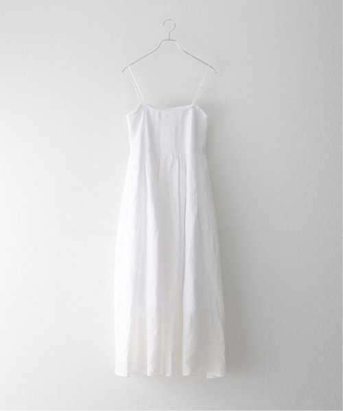 【UNISECON/ユニセコン】JEWEL DRESS SUPERFINE LINEN U09W06