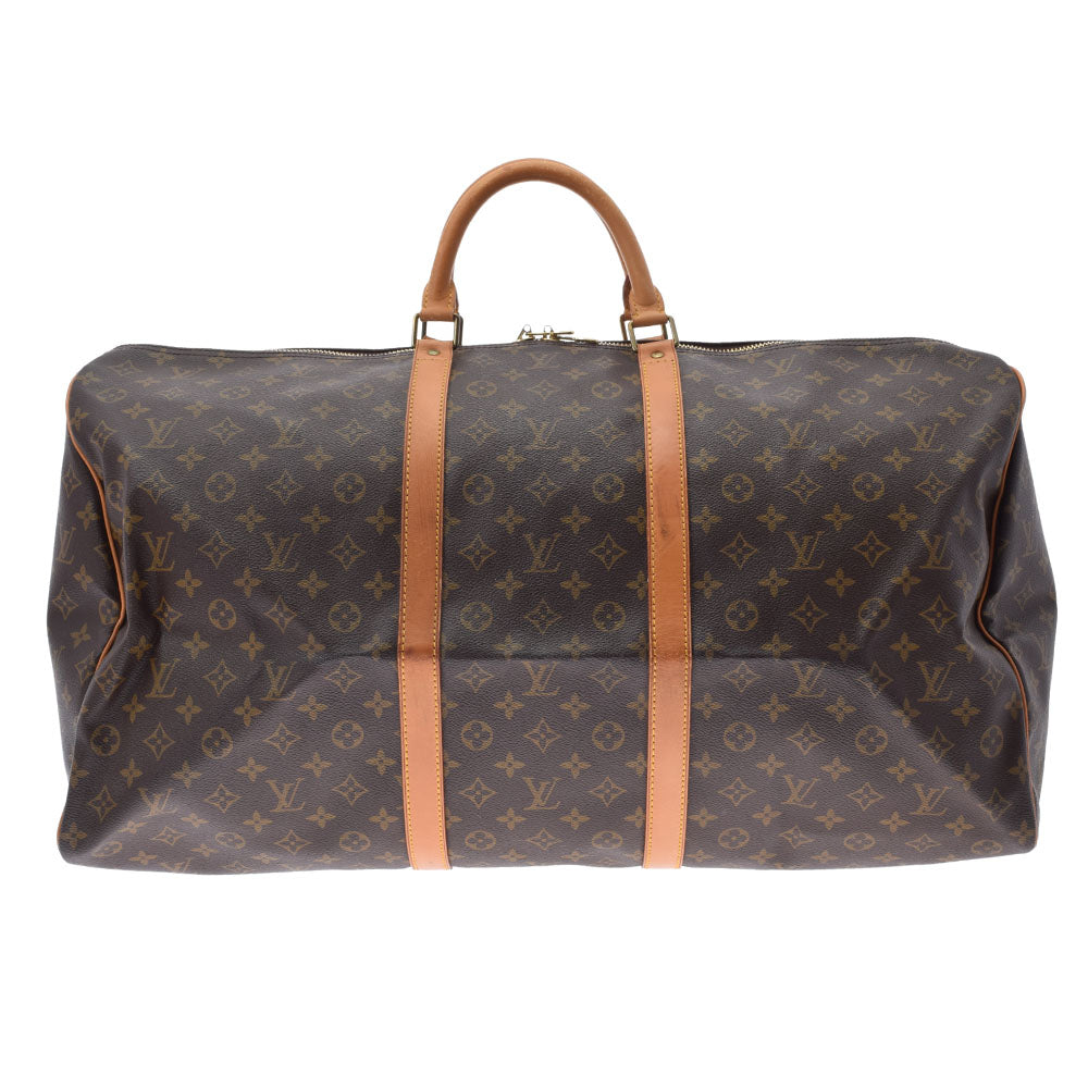 LOUIS VUITTON ルイヴィトン モノグラム キーポル 60 ブラウン M41422 ユニセックス モノグラムキャンバス ボストンバッグ B