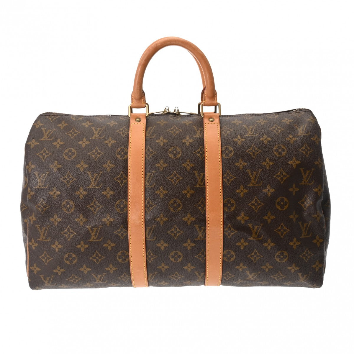 LOUIS VUITTON ルイヴィトン モノグラム キーポル 45 ブラウン M41428 ユニセックス モノグラムキャンバス ボストンバッグ Bランク 中古 