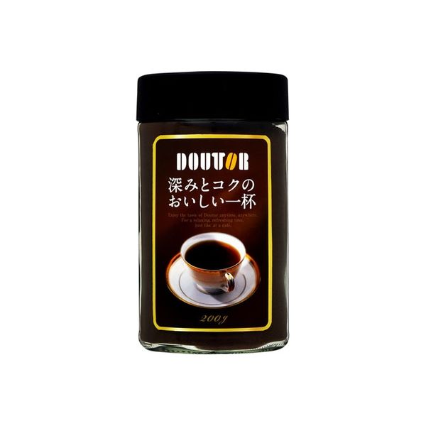 ドトールコーヒー ドトール 深みとコクのおいしい一杯 スプレードライ 200g x12 4932707029236 1セット(12個)（直送品）