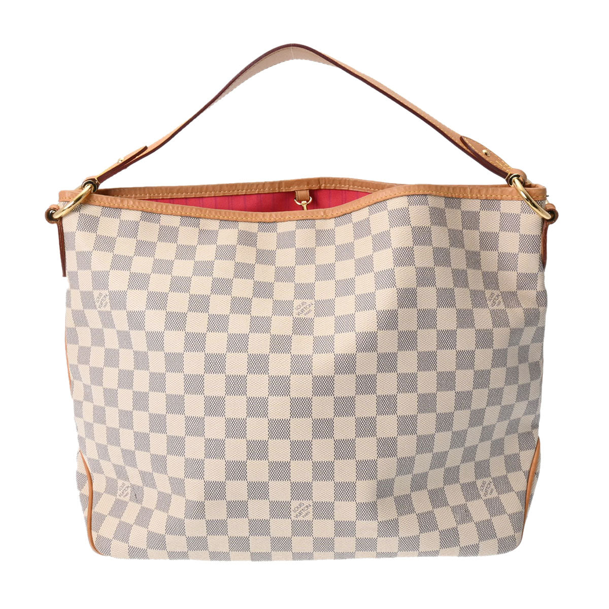 LOUIS VUITTON ルイヴィトン ダミエ アズール ディライトフルPM 白/ローズ N41447 レディース ダミエアズールキャンバス ワンショルダーバッグ ABランク 中古 