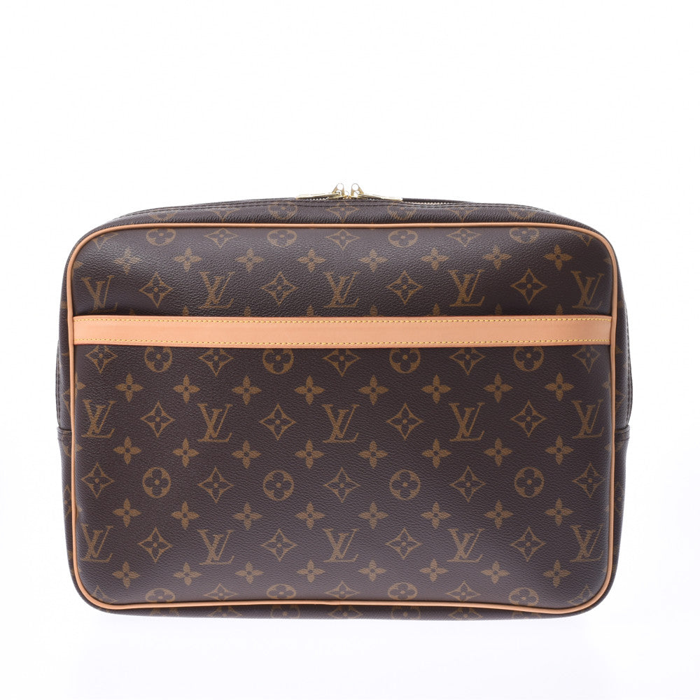 LOUIS VUITTON ルイヴィトン モノグラム リポーターGM ブラウン M45252 ユニセックス PVC ショルダーバッグ Aランク 中古 