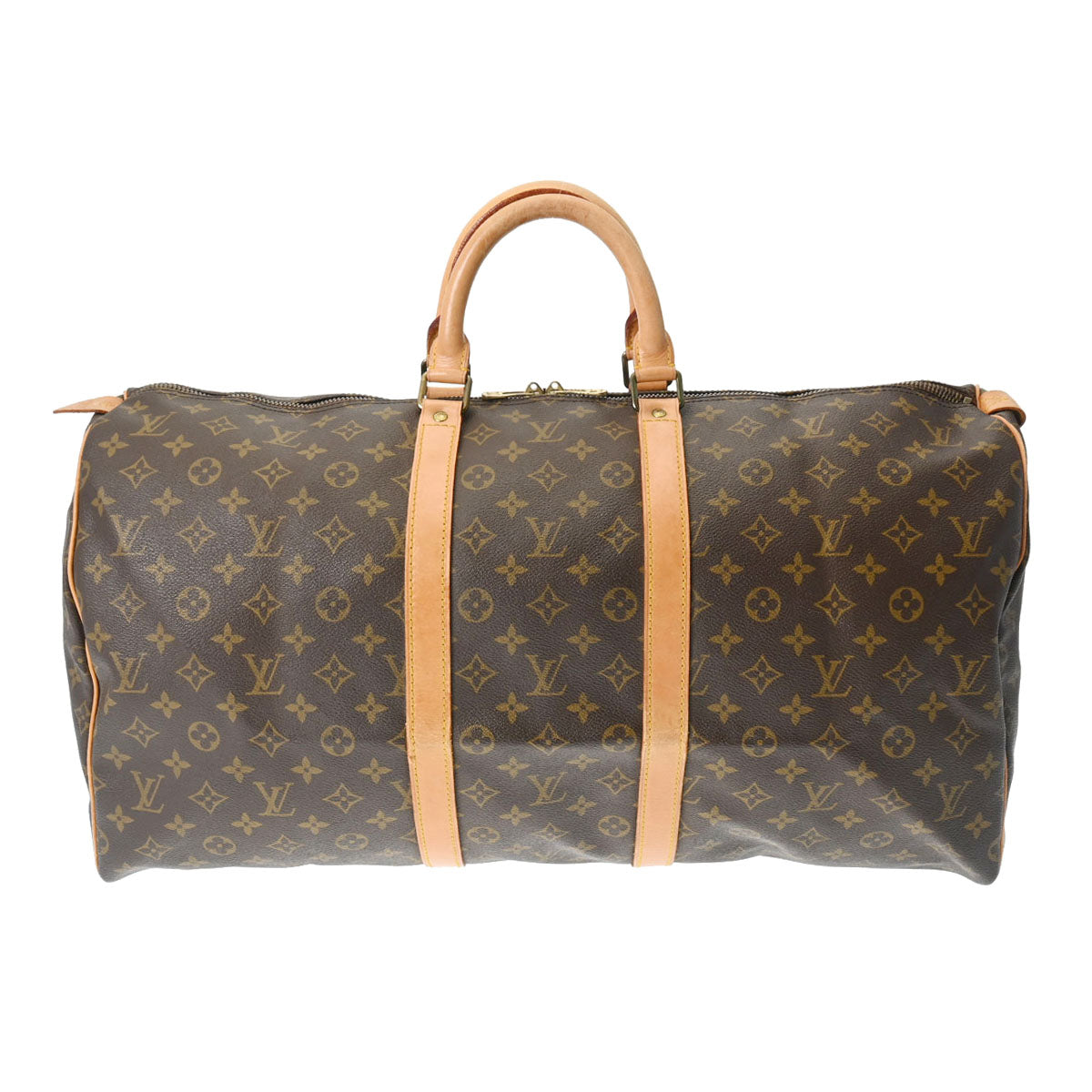 LOUIS VUITTON ルイヴィトン モノグラム キーポル 55 ブラウン M41424 ユニセックス モノグラムキャンバス ボストンバッグ Bランク 中古 